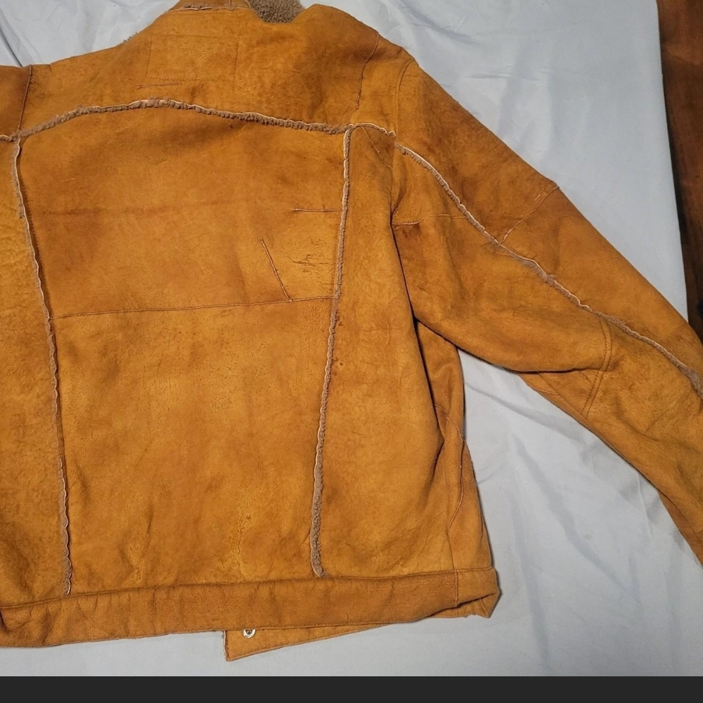 Bomb Boogie  Suede Bomber Jacket - Picture 7 of 14